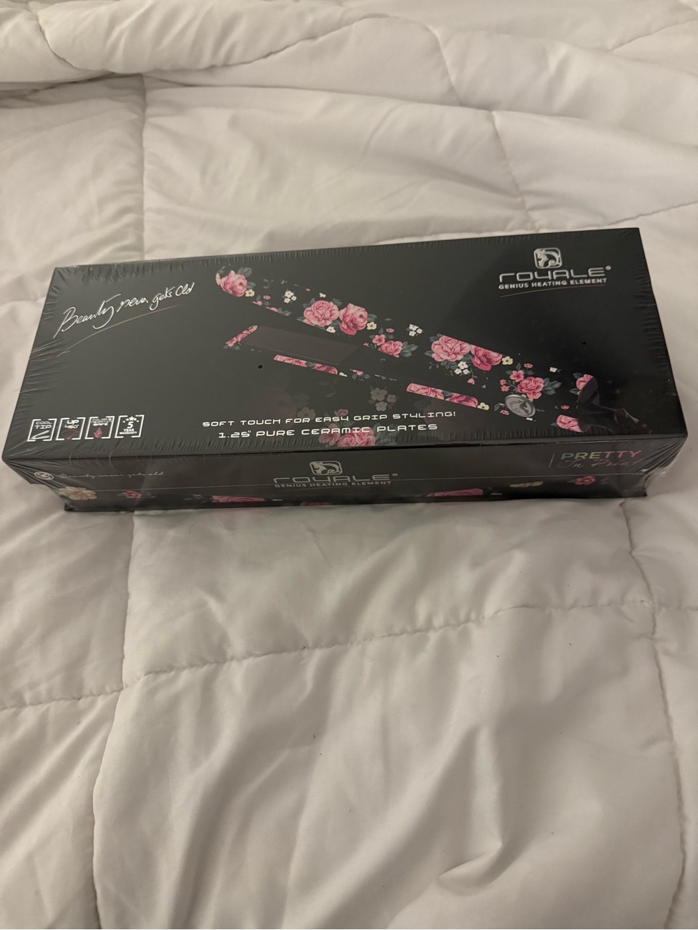 Royale Floral Ceramic Flat Iron